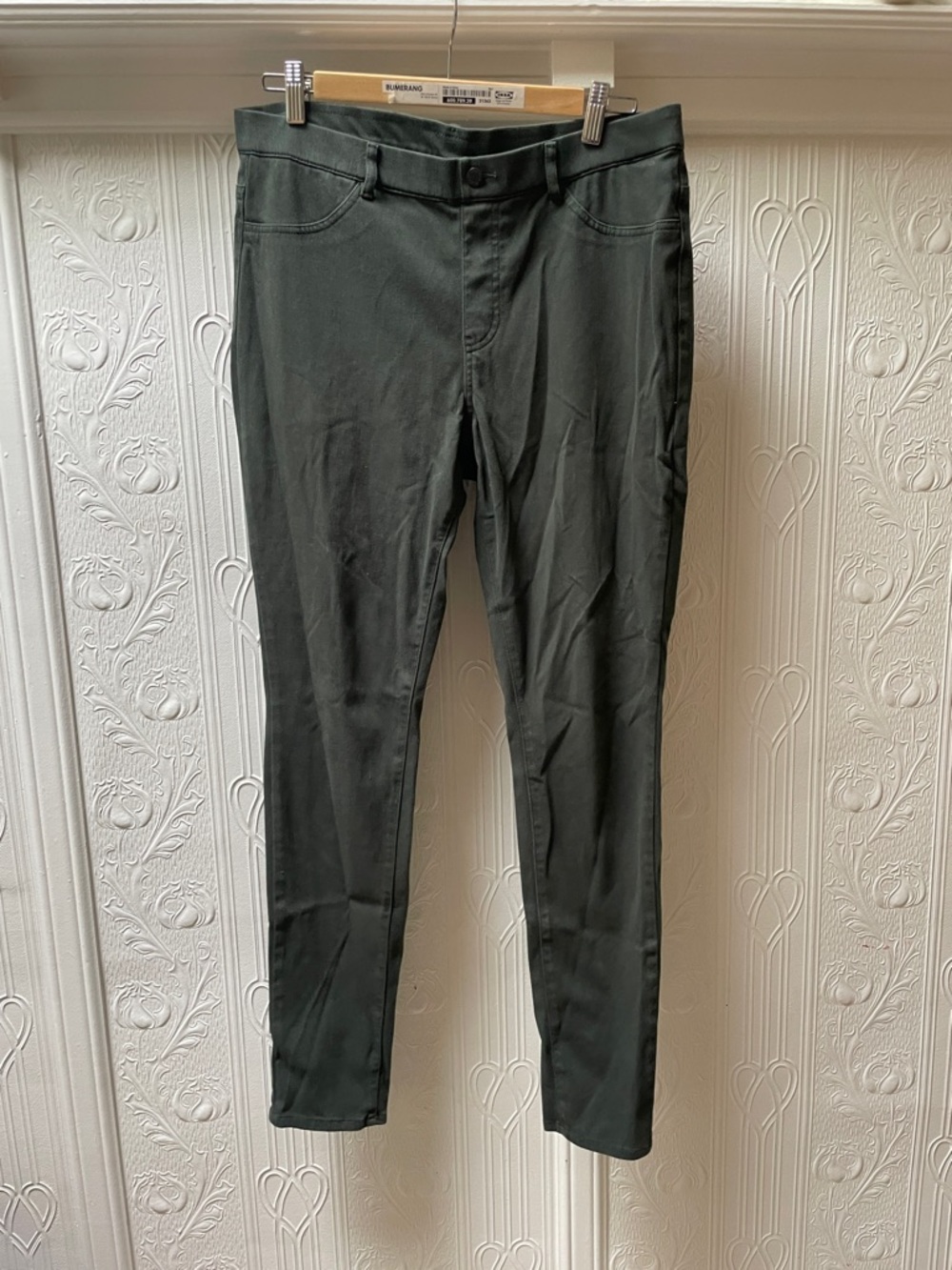 Uniqlo Dark Green Slim Chinos